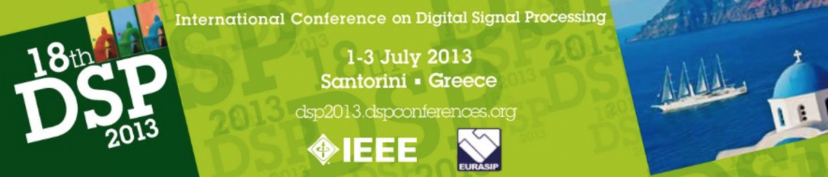 Stefania Serafin and Georgios Triantafyllidis organizes special session at IEEE 2013 DSP Conference
