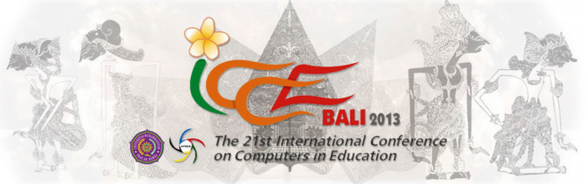 Evangelia Triantafyllou and Olga Timcenko present paper at ICCE 2013