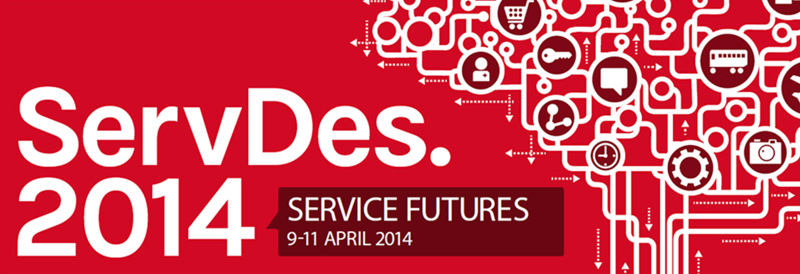 Paper accepted to ServDes 2014
